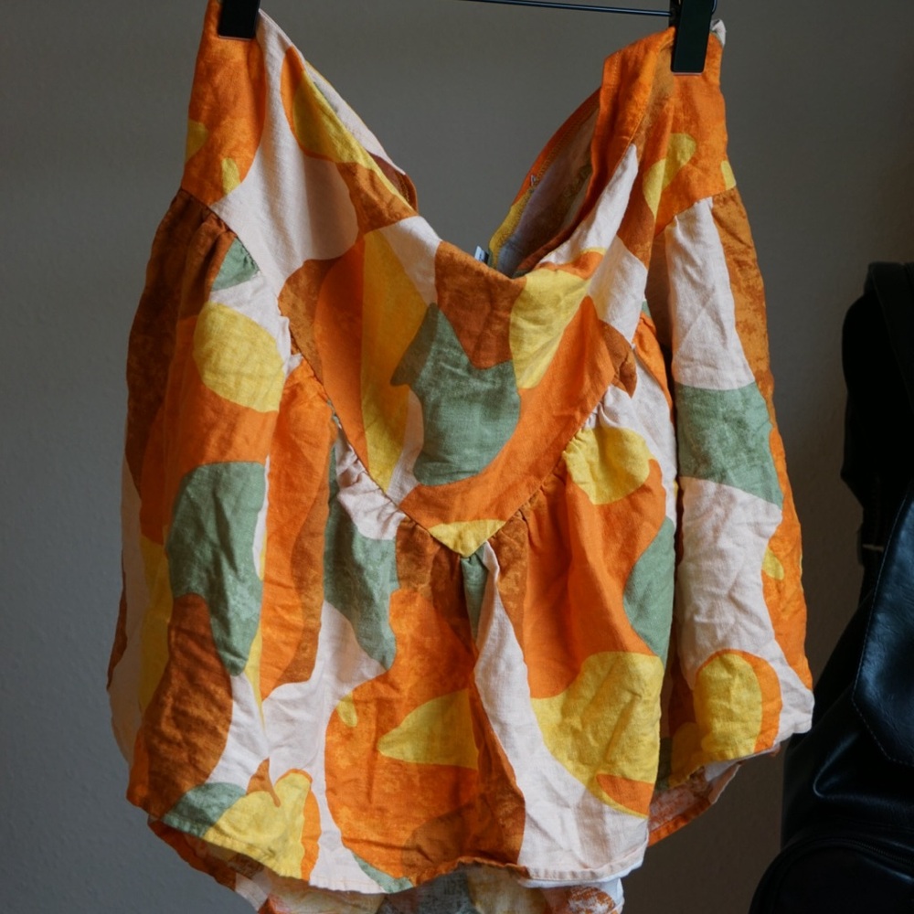 Colorful Abstract Mini Skirt